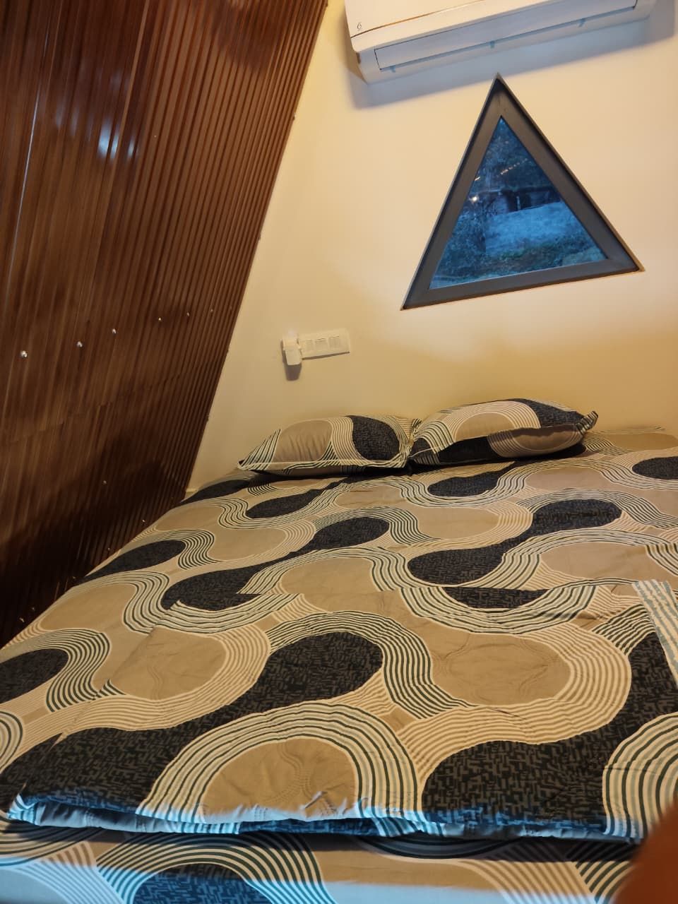 Loft bedroom close-up